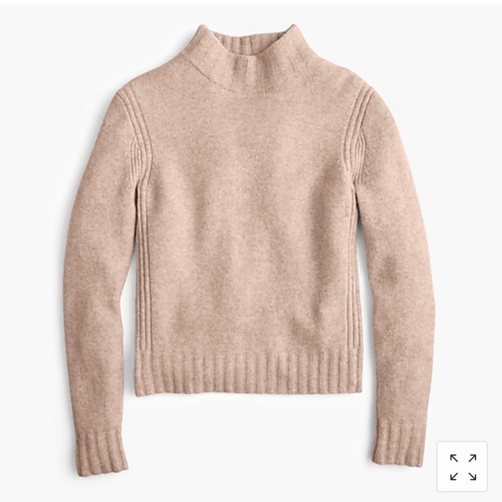 J. Crew mock neck sweater in supersoft yarn